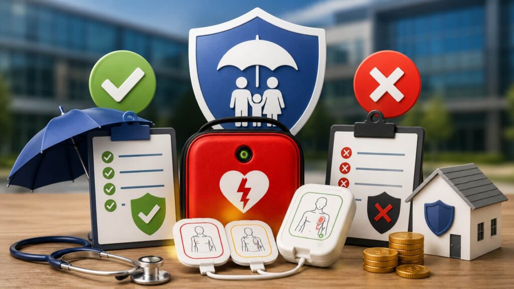 AED Insurance Coverage Explained — What's Covered & What Isn't | AED Brand Review