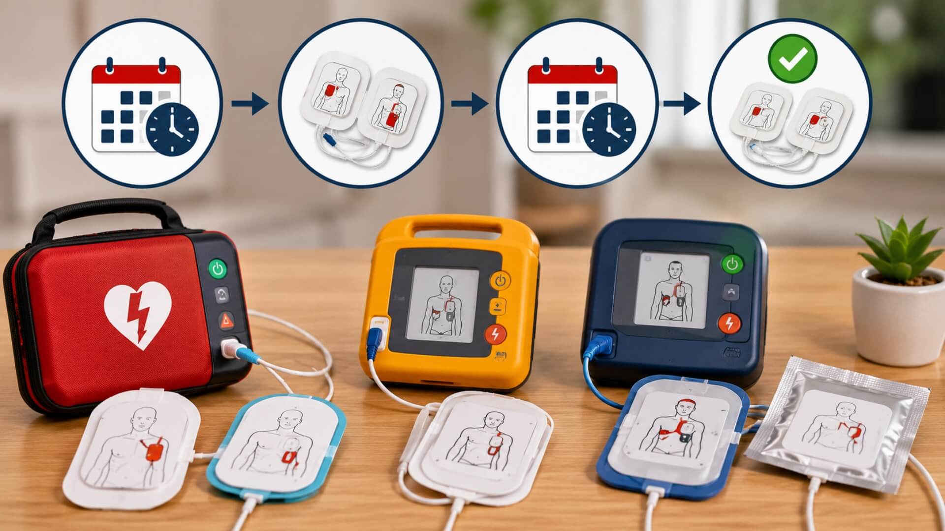 AED Pad Replacement Schedule by Brand — When to Replace | AED Brand Review
