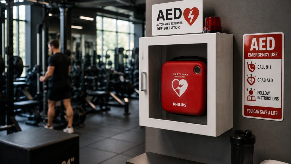 Best AED for Gyms 2026 — Fitness Facility Requirements + Top 5 Picks | AED Brand Review