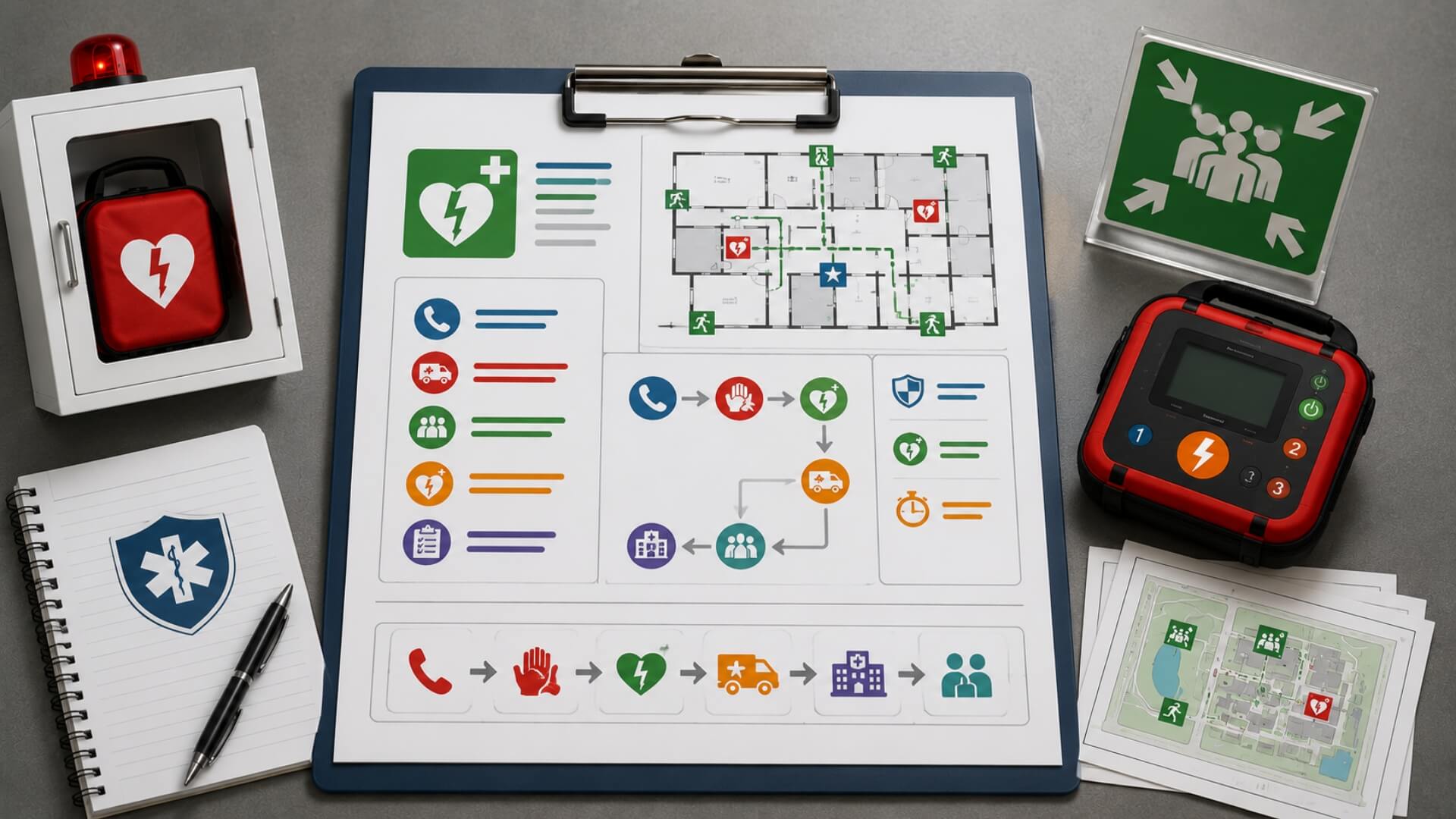Cardiac Emergency Response Plan Template (Free Download) | AED Brand Review