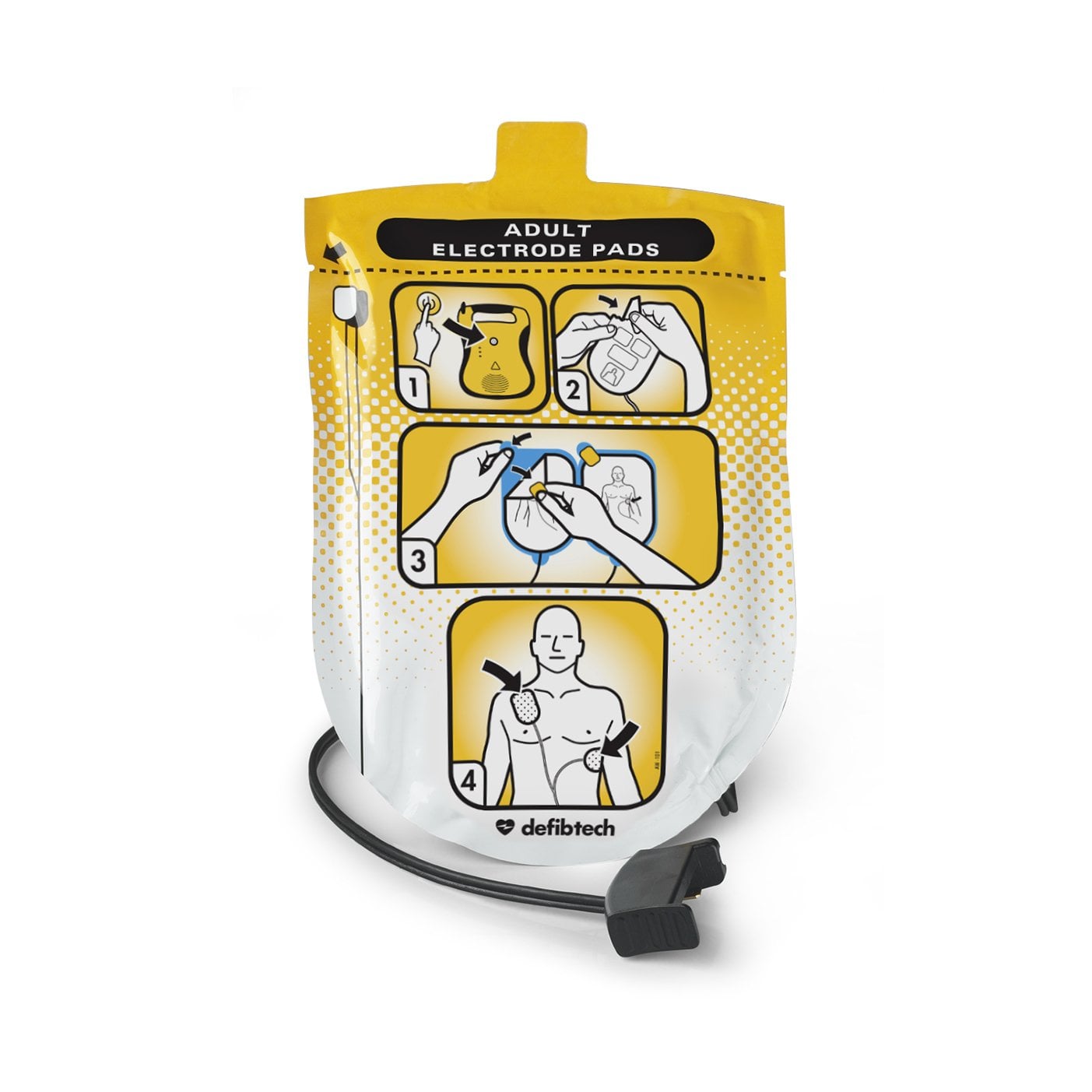 DDP 100 Defibtech Lifeline or Lifeline AUTO AED Adult-Defibrillation Electrode Pads