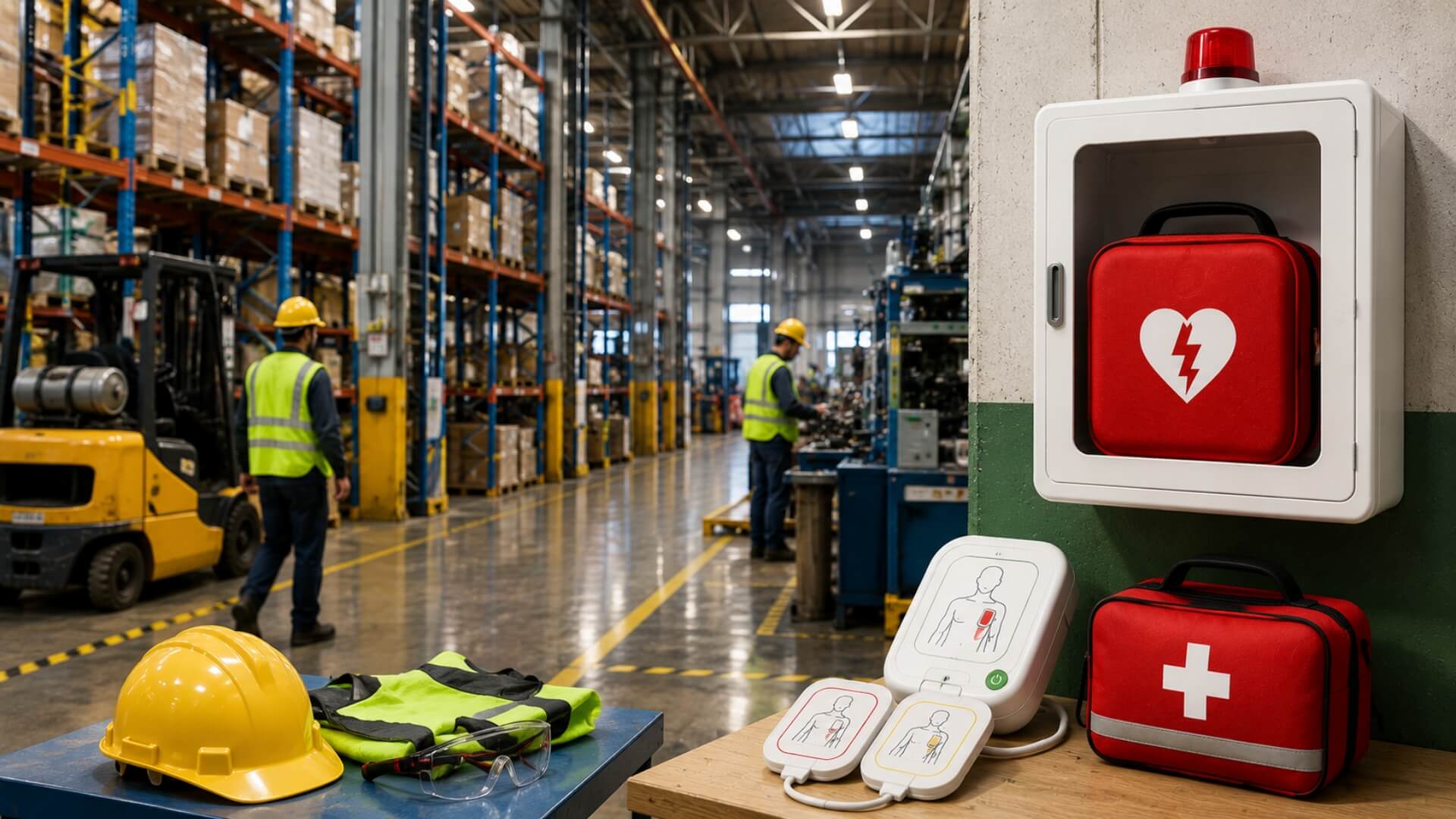 AED Coverage for Warehouses & Manufacturing — Industrial Placement | AED Brand Review