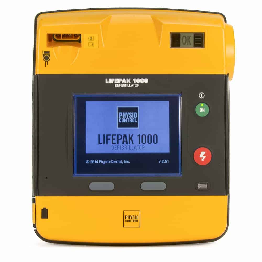 physio control lifepak 1000 front view | AED Brand Review