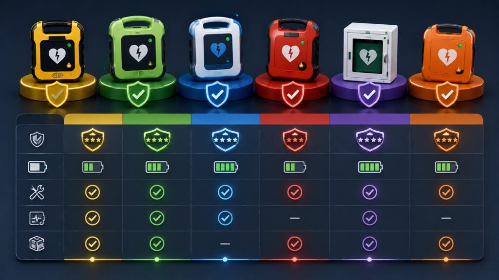 AED Warranty Comparison by Brand | AED Brand Review