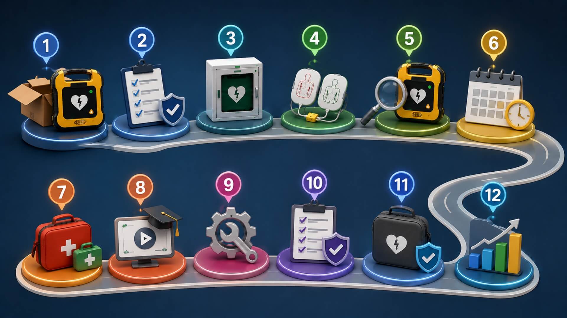 First-Year AED Owner Roadmap — Month-by-Month