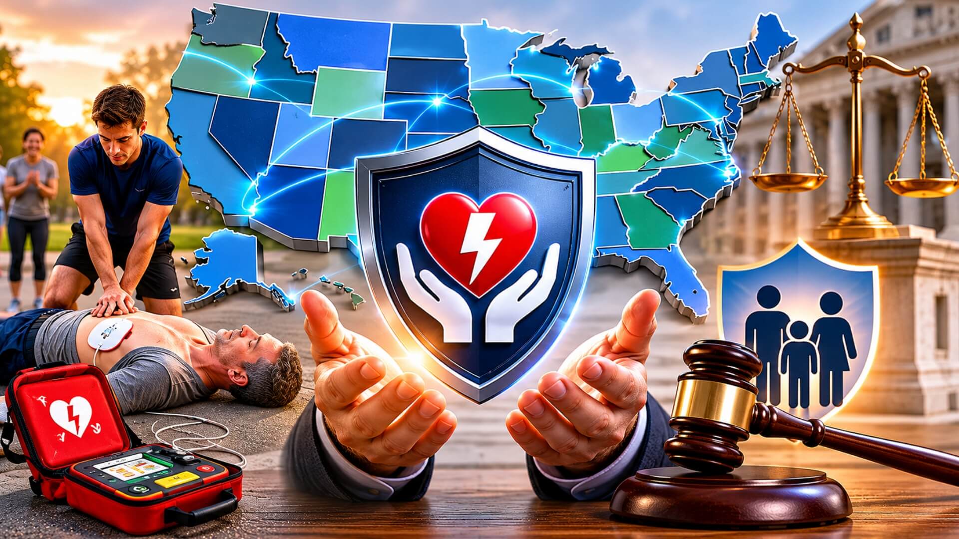 Good Samaritan Laws & AED Use — 50-State Liability Guide | AED Brand Review
