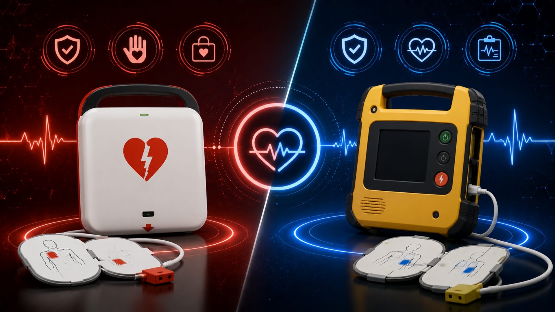 LIFEPAK CR2 vs LIFEPAK 1000 — Lay vs Clinical | AED Brand Review