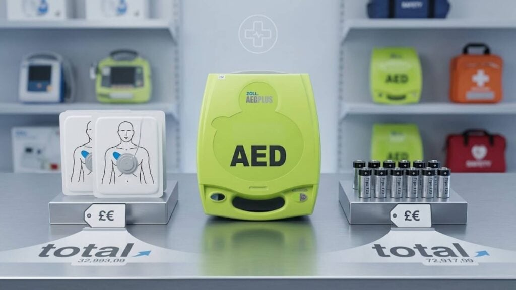 ZOLL AED Plus pads and battery the parts, the prices, and why this AED is the cheapest to keep alive | AED Brand Review