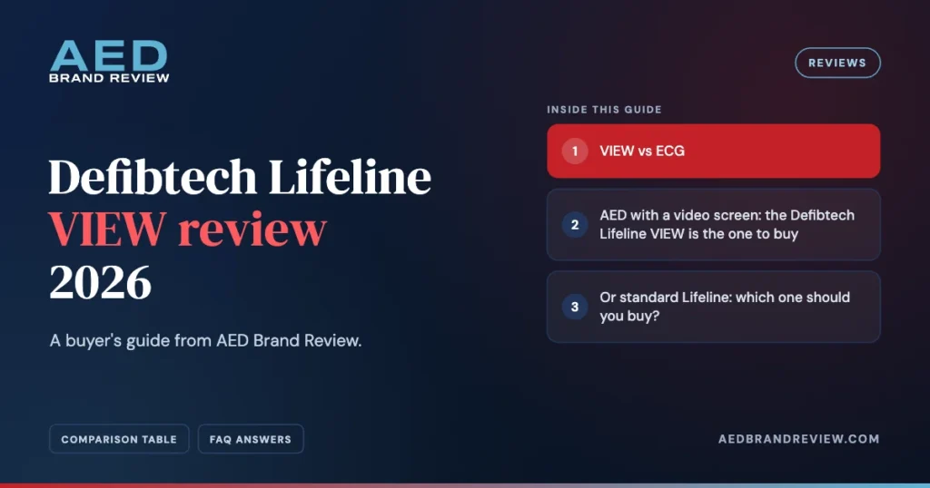 Defibtech Lifeline VIEW review 2026, a buyer's guide from AED Brand Review