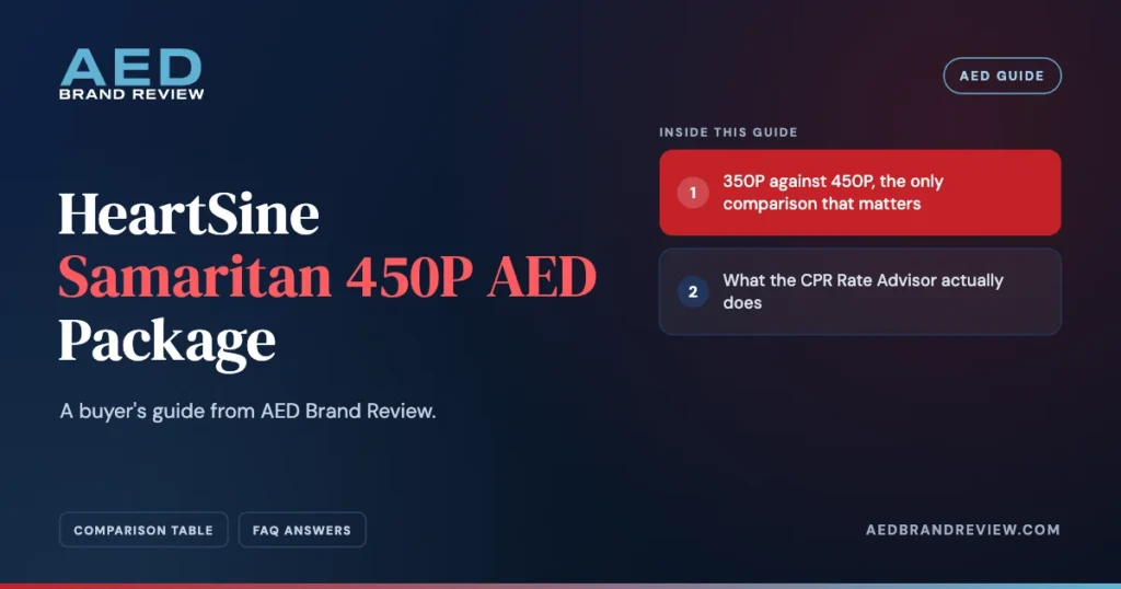 HeartSine Samaritan 450P AED Package, a buyer's guide from AED Brand Review