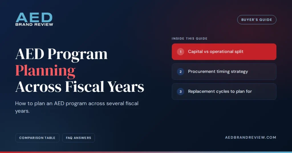 AED Program Planning Across Fiscal Years, a buyer's guide from AED Brand Review