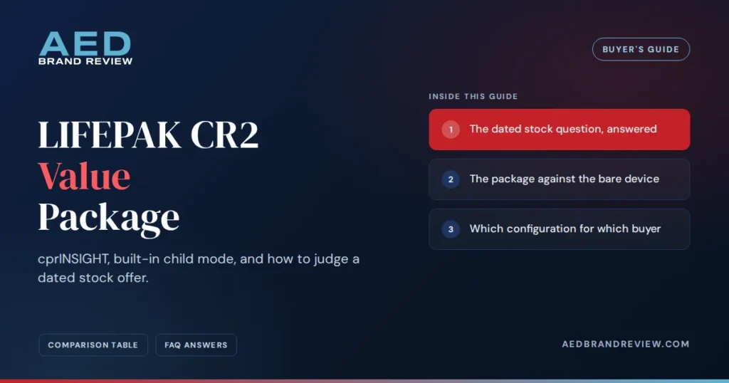 LIFEPAK CR2 Value Package, a buyer's guide from AED Brand Review